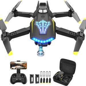 Drone Camera Dual 720HD Lights Gestures Control Vertical Shooting 3D Flip Gravit